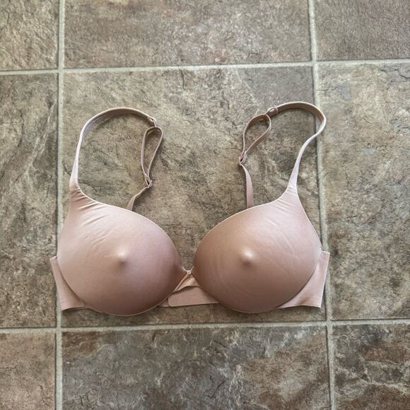 Skims Ultimate Nipple Push up Bra Clay Size 32C - Picture 4 of 8
